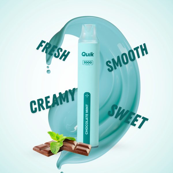 Second image of QUIK POD Disposable (ZERO) 2000 - Chocolate Mint