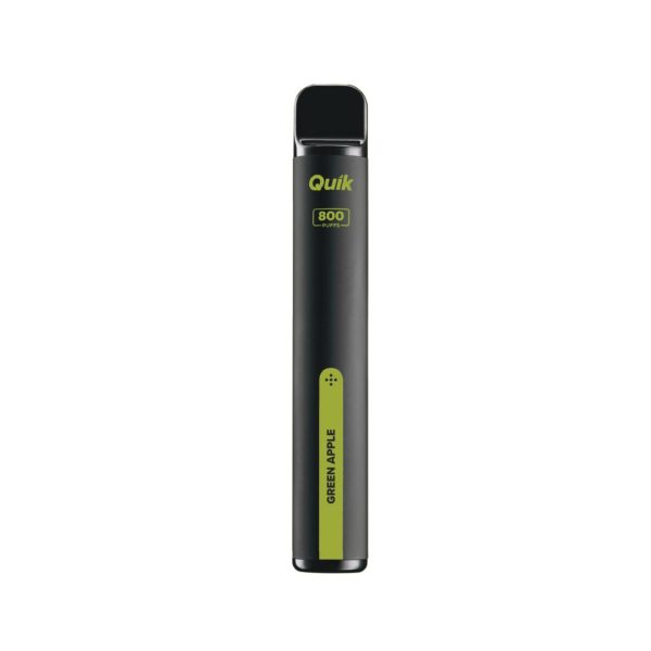 Second image of QUIK POD Disposable 800 (3%) - Green Apple