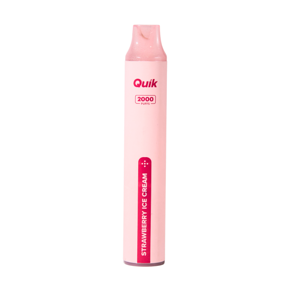 QUIK POD Disposable (ZERO) 2000 - Strawberry Ice Cream