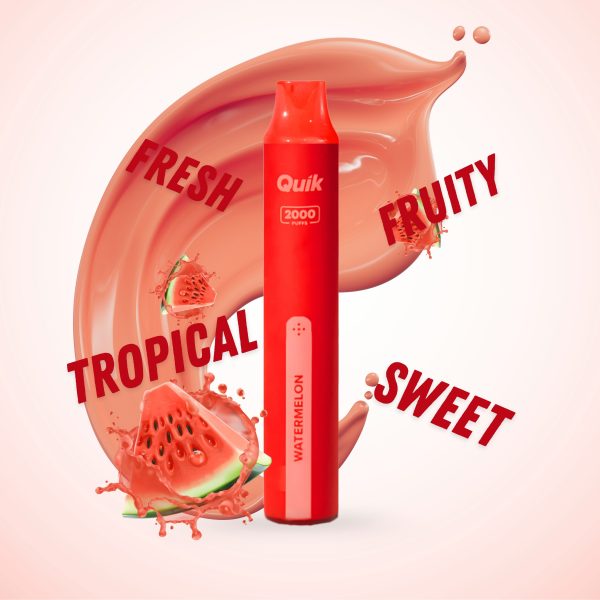 Second image of QUIK POD Disposable (ZERO) 2000 - Watermelon